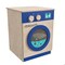 Flash Furniture Bright Beginnings Commercial Grade Wooden Kid's Washing Machine with Integrated Storage and Turning Knobs MK-ME03546-GG - alternate 1